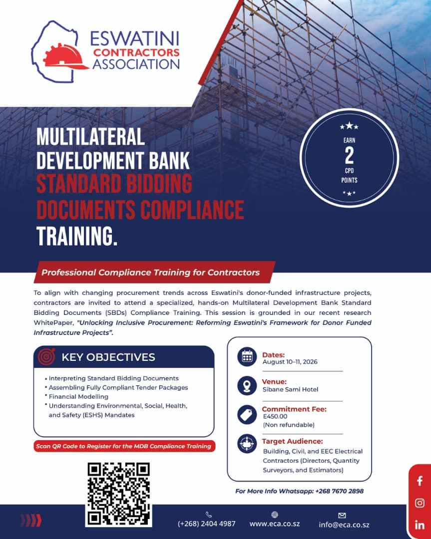 Multilateral Development Bank Standard Bidding Documents Compliance Training poster